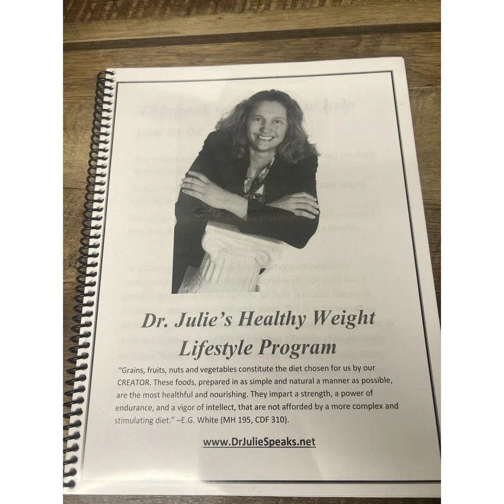 Dr. Julie's Healthy Weight Program‎ Vegan Recipe Book New